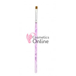 Pensula de unghii pentru Gel UV Mov Nr  4 Lidan, art PU60-02